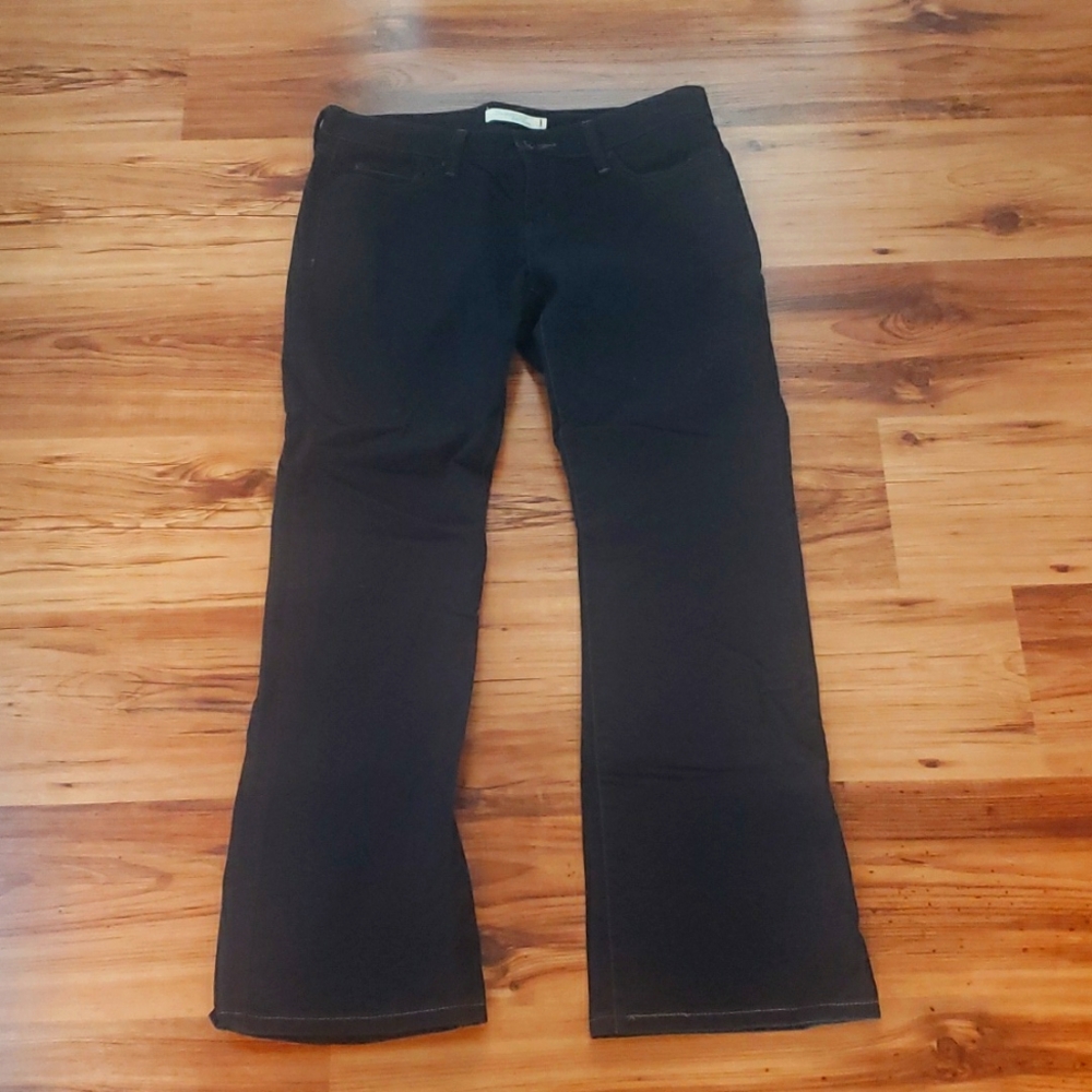 Levi's 545 low boot cut jeans, size 10, black